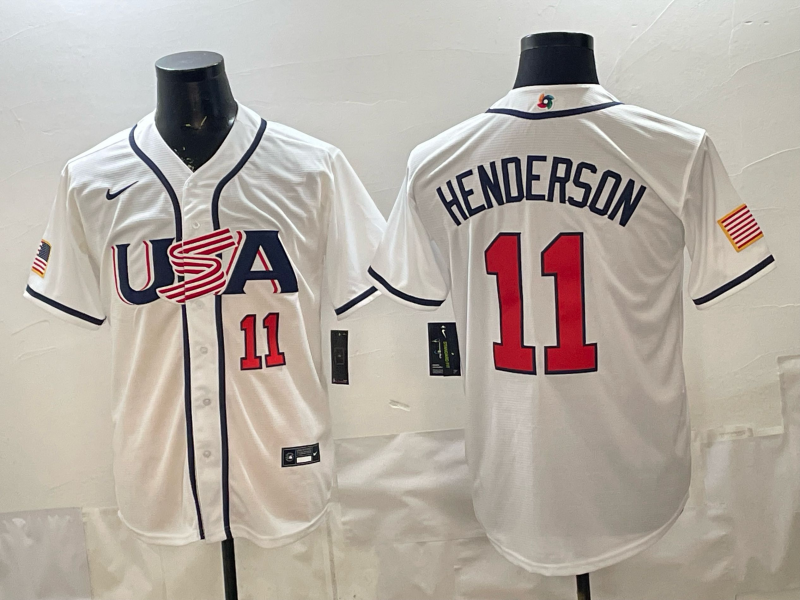 Men 2026 World cup white MLB Nike jersey 0036->->MLB Jersey